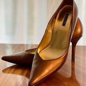 Rampage bronze pumps